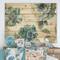 Designart - My Greenhouse Cottage Flowers I - Farmhouse Print on Natural Pine Wood